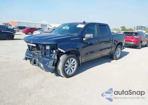 2021 Chevrolet Silverado 1500 2Wd Short Bed Custom z USA, uszkodzony, nr VIN 3GCPWBEK6MG376058
